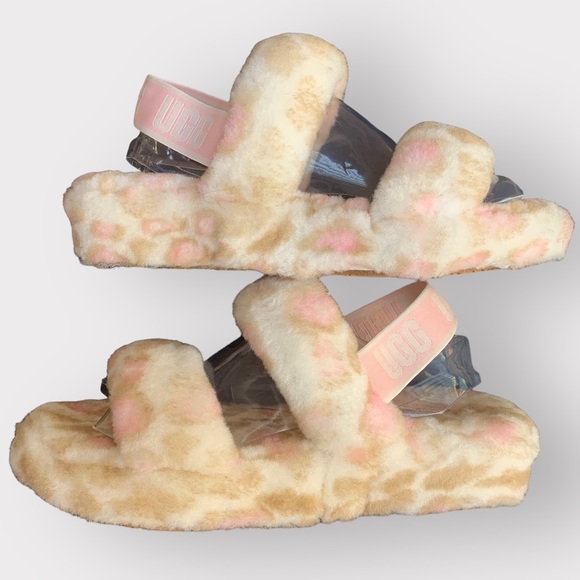 New NWoT UGG Women's OH YEAH PANTHER PRINT Slipper Slide Sz 10 READ DESC… - Picture 5 of 10